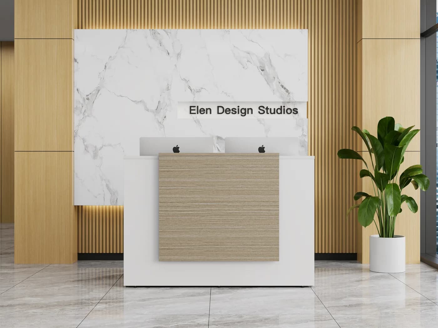 Apex Counter shown in an office setting